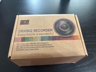 Dash cam front and inside 2 views, with memory card, pick up in Garden Grove or Chino
