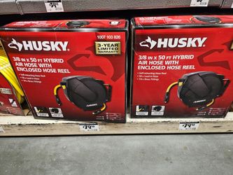 Husky air hose with reel