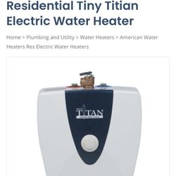 Titan Water Heater 