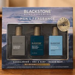 Blackstone Mens Collection Eau de Toilette – Sea & Surf | Men’s Fragrance, Fresh & Long-Lasting Cologne with Mandarin, Sea Salt, Oakwood & Sage | Ever