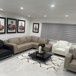 Leather Sofa Like New