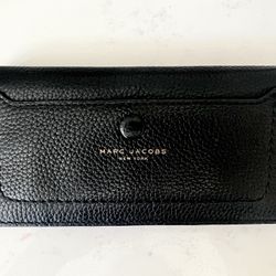 Marc Jacobs Standard Leather Continental Wallet  Black 