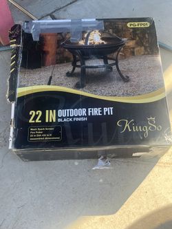 22 inch outdoor fire pit *another one*