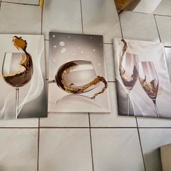Tres cuadros