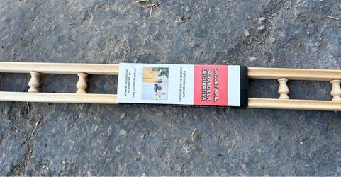 Maple Galley Rail - 48 In Sanded Unfinished