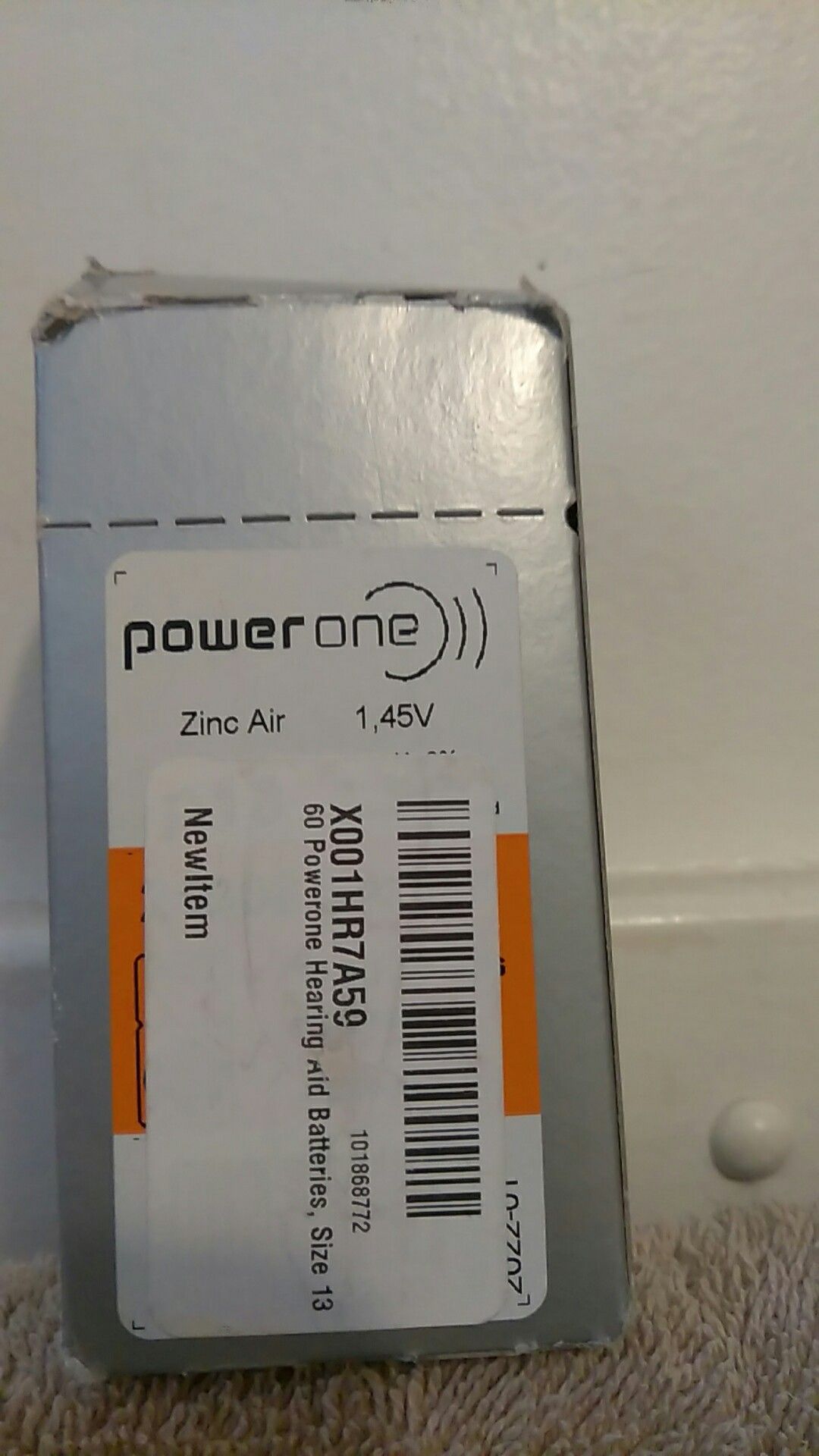 Power one p 13 hearing aid batteries