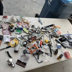 Plumbing & Hardware Parts Lot – New Fittings, Tools & Repair Pieces