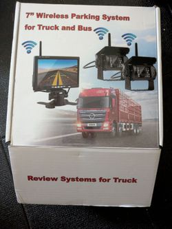Wireless Blind Area HD Reverse Display 7" Display Waterproof Reverse HD Camera