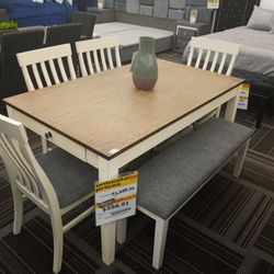 6pc Dining Room Set 