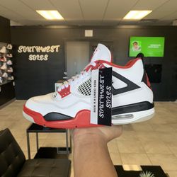 Jordan 4 Fire red Multiple Sizes Available In Store!