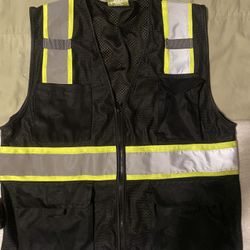 Black Work Vest 