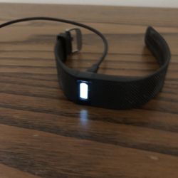 Fitbit charge hr, black,lg band