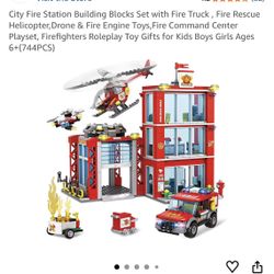 EP Exercise N Play Building Blocks City Fire Command Center