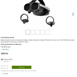 Vive XR Elite virtual Reality