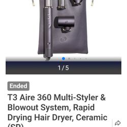 T3 Aire 360 Multi-Styler & Blowout System with Luxe Carrying Case