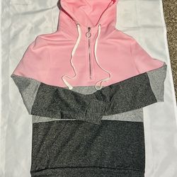 Girls Tunic Sweatshirt Pink Size 12