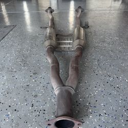 Q50 oem cat back 