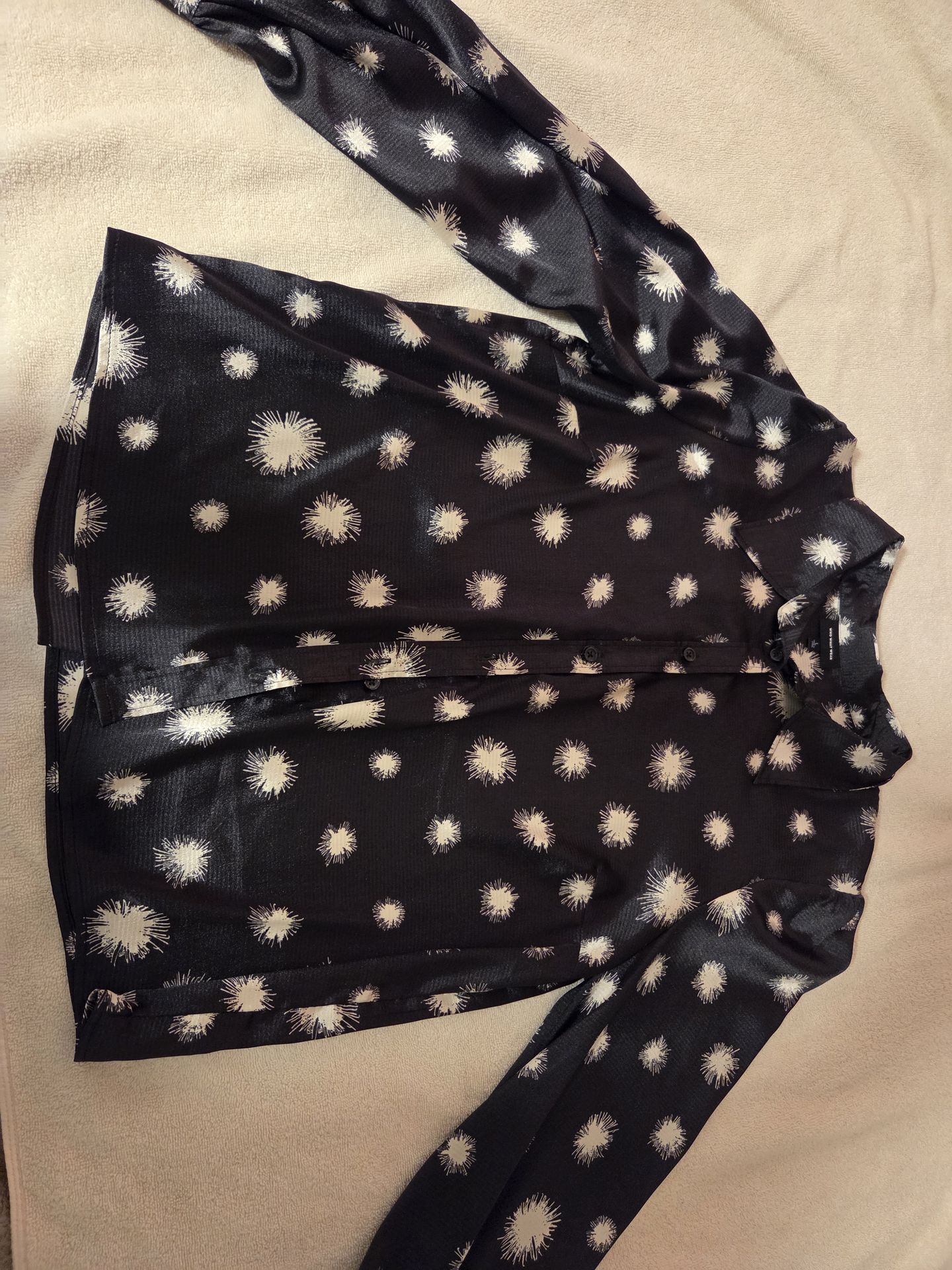 Funky Silk Button Down