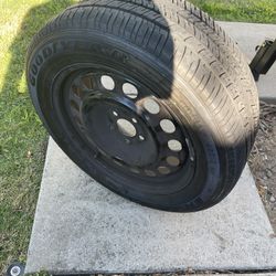 Goodyear Eagle 225/60/18  With 5 Lug Rim 