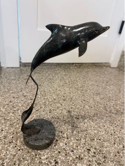 Dolphin sculpture