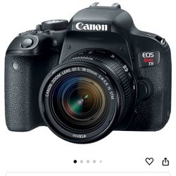 📸 Canon EOS Rebel T7i w/ 18‑55mm STM Lens – Lightly Used