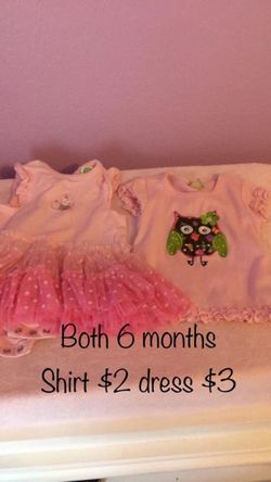 Girl dress and shirt