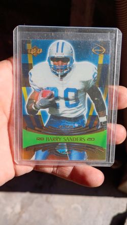 Barry Sanders Edge Odyssey Detroit Lions Football Card