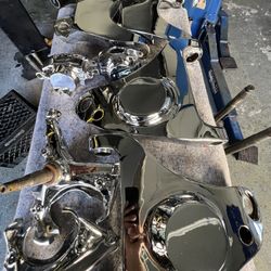 Cadillac Brougham, Fleetwood Coupe,complete Chrome Undercarriage 