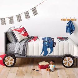 Mattel hot wheels 🛞 by pillowfort twin comforter and pillowcase set new
