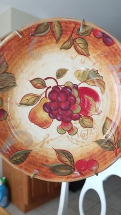 Fruit plate wall decor