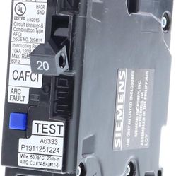 20 Amp Arc Fault Brakers , 15 Amp As Well, And 20amp  Gfci