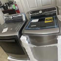 Lg Washer And Dryer Set New