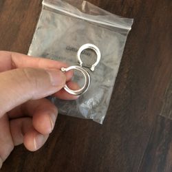 Silver Classic Simple Earring 