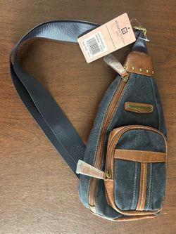 Denim Crossbody Bag