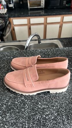 Pink Penny Loafers Size 10
