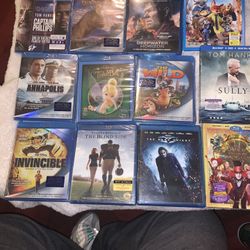 Bundle of 12 blu Ray movies
