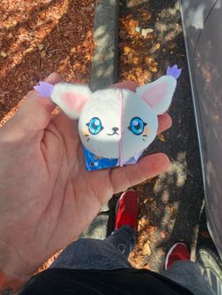 Gatomon Digimon mini plush