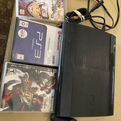 PS3 Super Slim 250 Gig W Games  And Control 