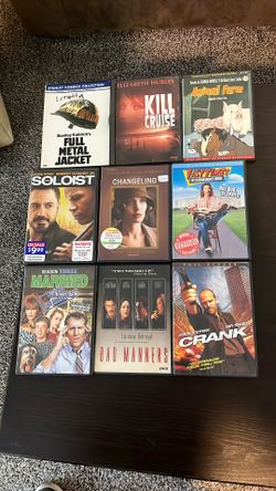 50 miscellaneous DVDs