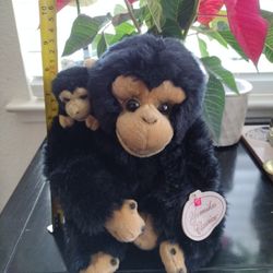 ❤️Yomiko Classics By Russ Momma Chimpanzee 10 Plush Monkey ❤️