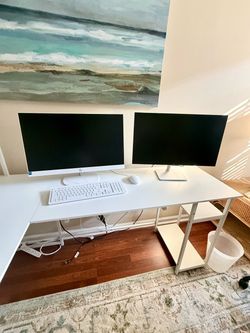 HP 27in all in one PC with extra monitor