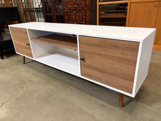 Modern Low Profile Media Console Cabinet