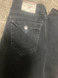 True religion, pants , color black , size 32
