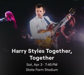 Harry Styles Concert Tickets (2). General Admission 2 (Next to Stage)
