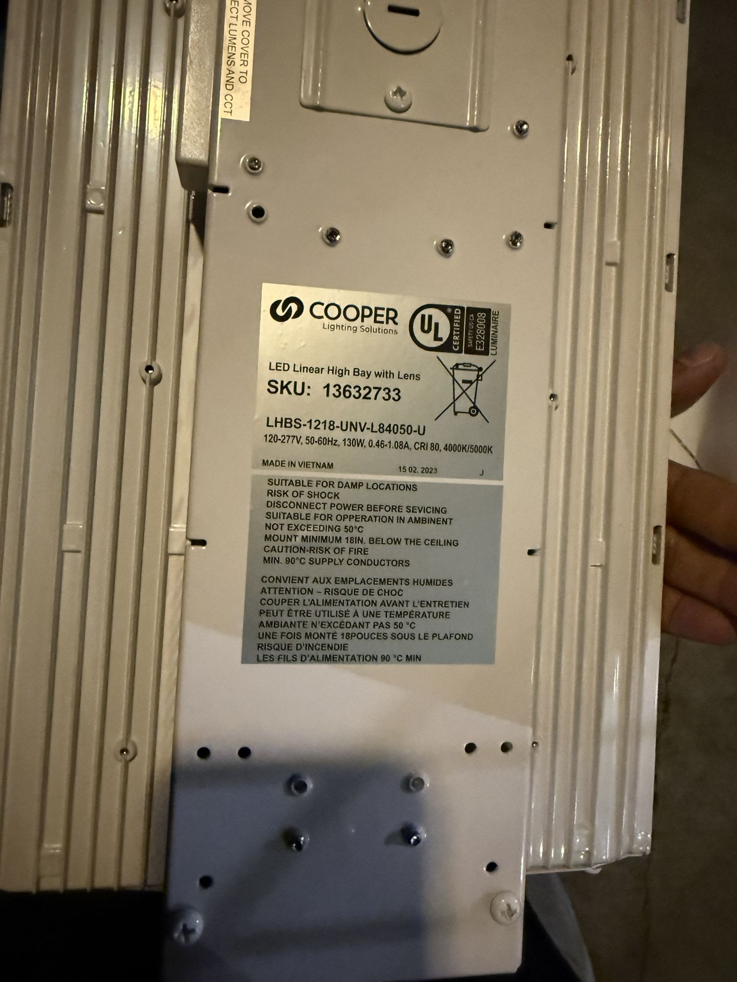 New In Box Cooper Lighting