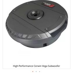 Cerwin Vega Powered Spare Tire Subwoofer 