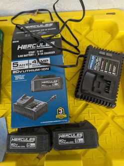 Hércules Charger and batteries