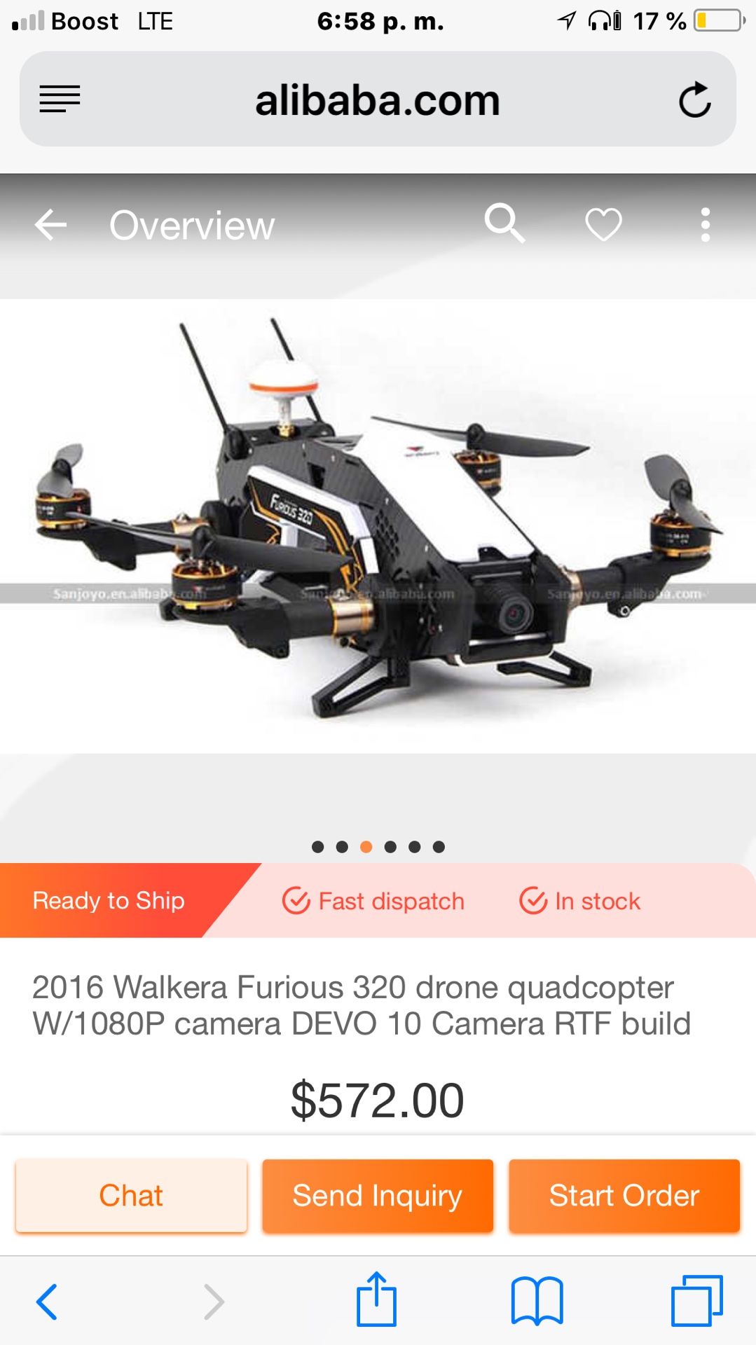 Drone furious 320