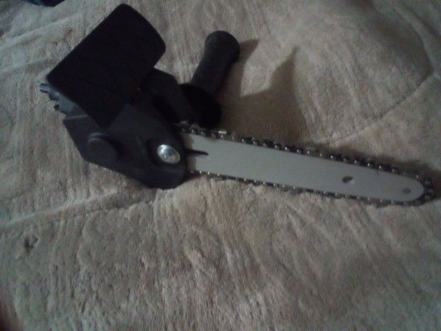 New 6" Blade Drill Chainsaw Very Good To Do Trimming Jobs  Drill Not Included 