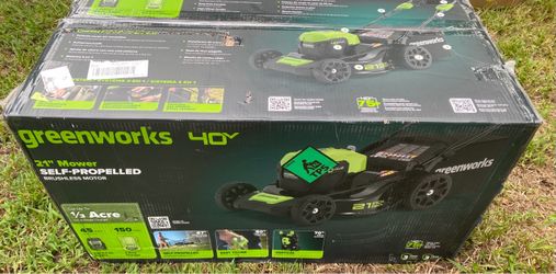 Greenworks 40V brushless lawnmower new